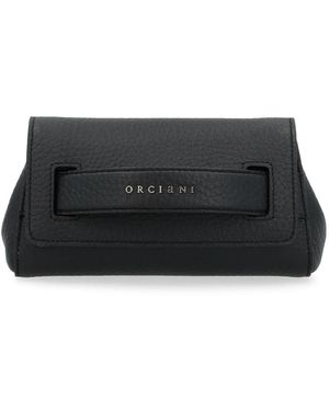 Orciani Gossip Soft Clutch - Schwarz