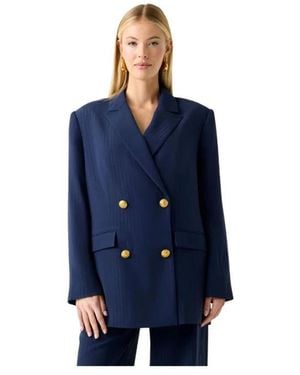 Guess Marciano Pinstriped Blazer - Blauw
