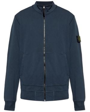 Stone Island Zip-Throughs - Azul