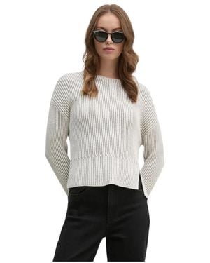 Ouí Round-Neck Knitwear - Gris