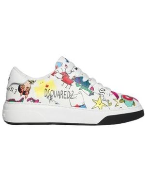 DSquared² Sneakers Aus Leder - Weiß