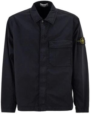 Stone Island Light Jackets - Bleu