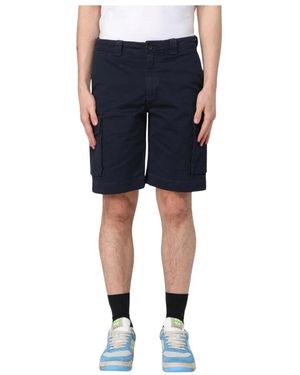 Woolrich Stylische Cargo-Shorts Mit Mehreren Taschen - Blau
