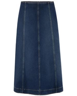 Marc Cain Denim Skirts - Azul