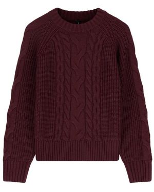 Marciano Eras Grobstrickpullover - Lila