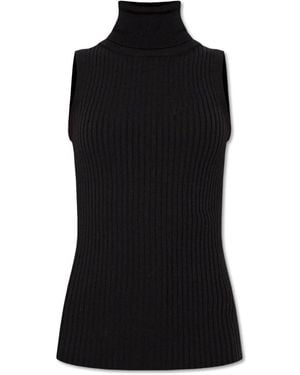 Dolce & Gabbana Turtleneck Vest, Mujer, Talla - Negro
