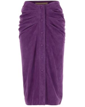 Valentino Garavani Midi Skirts - Purple
