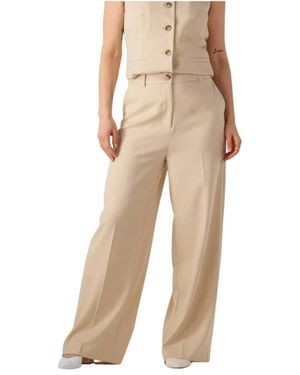 Modström Wide Trousers - Naturel