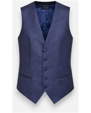 Tagliatore Suit Vests - Azul