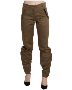 Ermanno Scervino Straight Trousers - Brown
