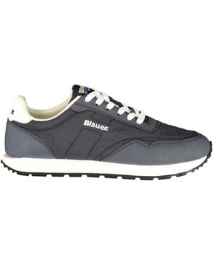 Blauer Sneakers - Bleu