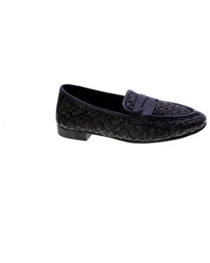 Carmela Schwarze leder penny loafers