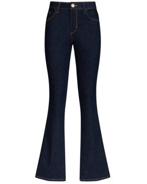 Liu Jo Jeans ,Blauw ,Denim Jeans Bootcut Con Cintura