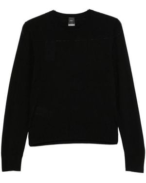 Pinko Round-Neck Knitwear - Negro