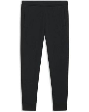 HUGO Sweatpants Van Een Katoenmix Met Geborduurd Logo - Blauw