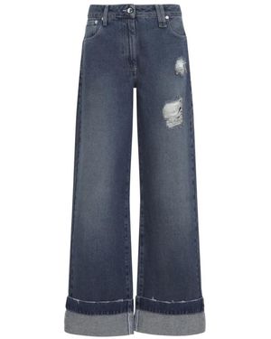 Simone Rocha Wide Jeans - Blauw