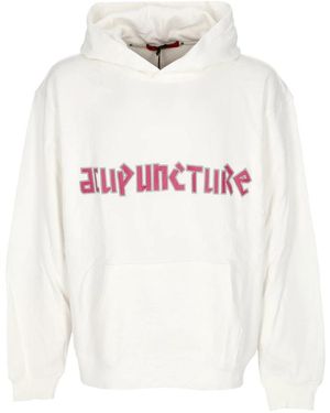 Acupuncture Hoodies - White