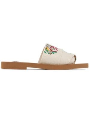 Chloé Woody Mule - Wit