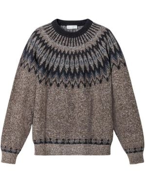 Roberto Collina Round-Neck Knitwear - Grigio