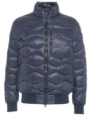 Blauer Winter Jackets - Blu