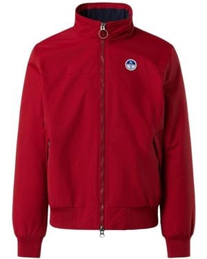 North Sails Zip-Throughs - Red