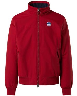 North Sails Zip-Throughs - Red