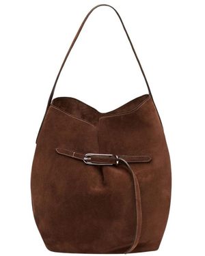 Liffner Tassen ,Bruin ,Belted Bucket Bag Large