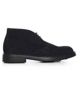 Doucal's Lace-Up Boots - Blue