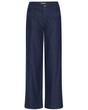 Ichi Wide Jeans - Blue