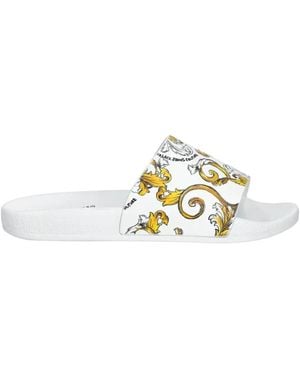 Versace Jeans Couture Sliders - Metallic