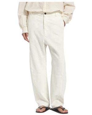Barena Wide Pants - Natural