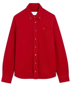 Ami Paris Shirts - Rojo