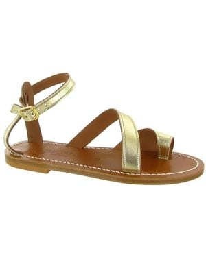 K. Jacques Flat Sandalen - Braun