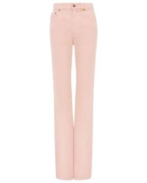 Chloé Straight Jeans - Rosa