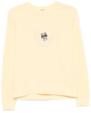 KARL LAGERFELD Sweatshirts - Natural