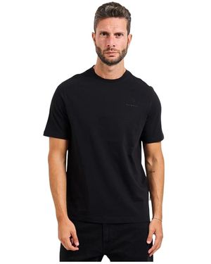 Bugatti Zwart T-Shirt Met Borstlogo