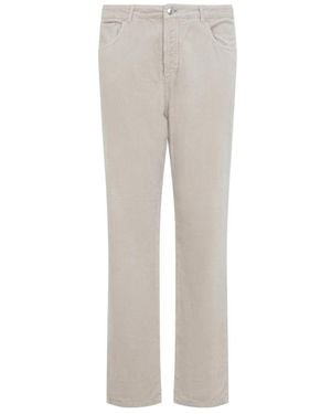 Brunello Cucinelli Jeans ,Katoen Chino Broek - Grijs