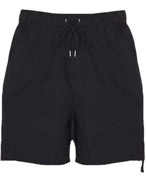 OAMC Korte Broeken ,Zwart ,Katoen Base Shorts - Blauw