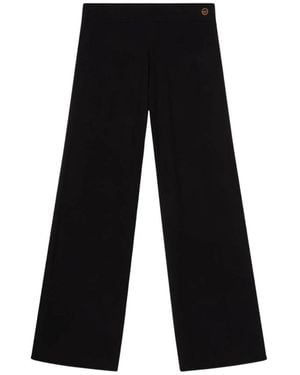 BUSNEL Wide Trousers - Negro