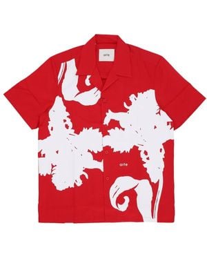 Arte' Short Sleeve Shirts - Red