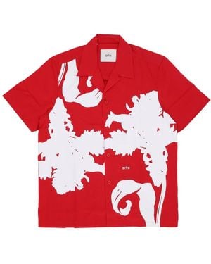 Arte' Short Sleeve Shirts - Red