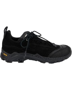 Our Legacy Schoenen ,Zwart ,Leer Gabe Sneakers