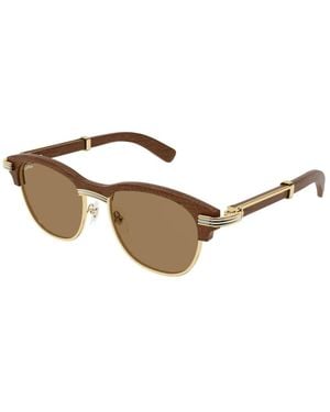 Cartier Ct0656S Zonnebril - Naturel