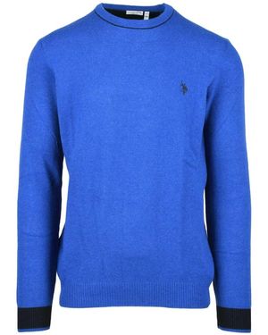 U.S. POLO ASSN. Round-Neck Knitwear - Blu