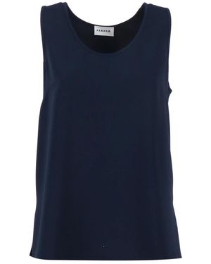 P.A.R.O.S.H. Sleeveless Tops - Azul