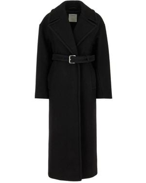 Sportmax Belted Coats - Black