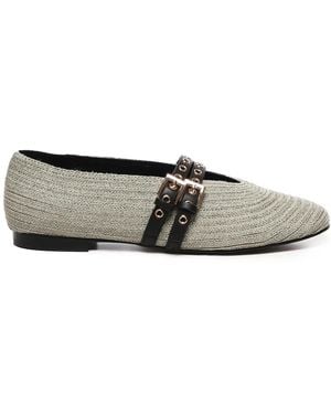 Bibi Lou Ballerina Shoes - Grey
