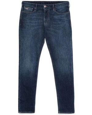 Emporio Armani Straight-Leg Jeans - Blue
