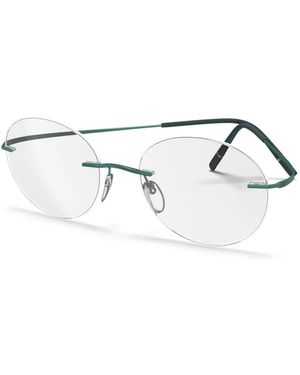 Silhouette Glasses - Green