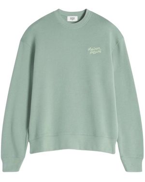 Maison Kitsuné Licht Fleece Sweatshirt - Groen